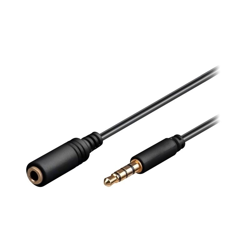 CABLE AUDIO PLUG 3.5 HEMBRA A 3.5 MACHO BLANCO