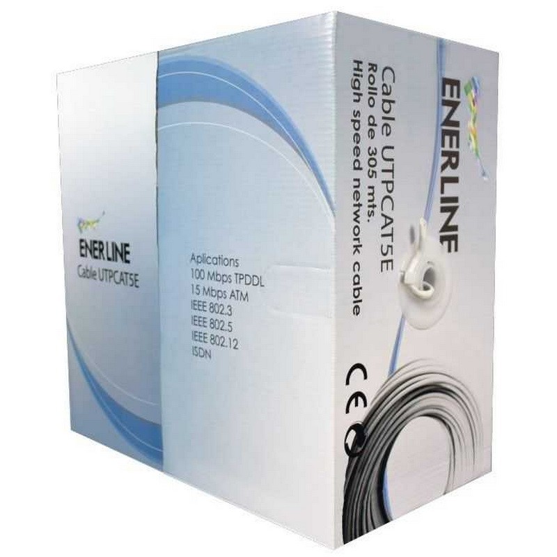 UTP CAT 5E 305 MTS INTERIOR 100% COBRE