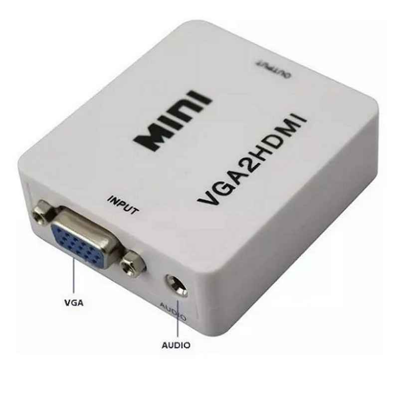 CAJA CONVERSORA VGA HDMI CON SONIDO