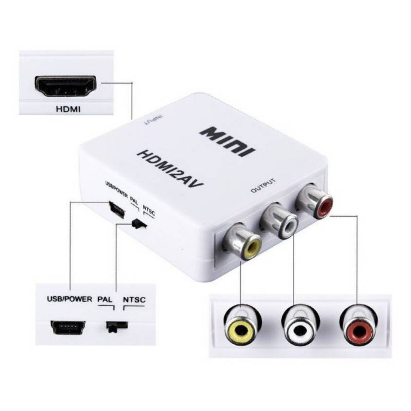 CAJA CONVERTIDORA AV + HDMI