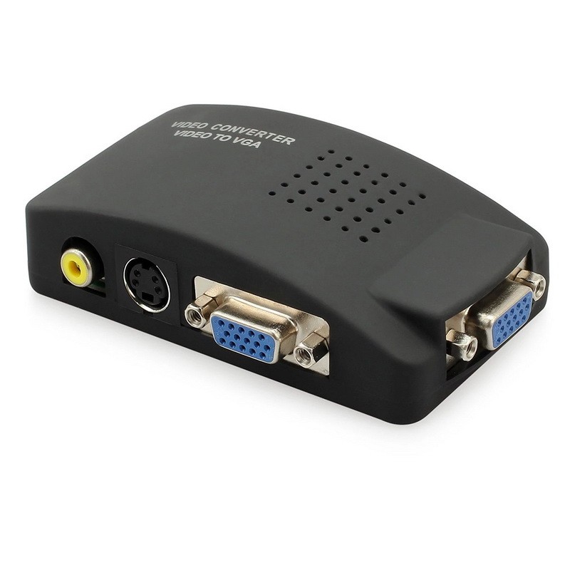 CAJA CONVERTIDORA VGA A VIDEO RCA B