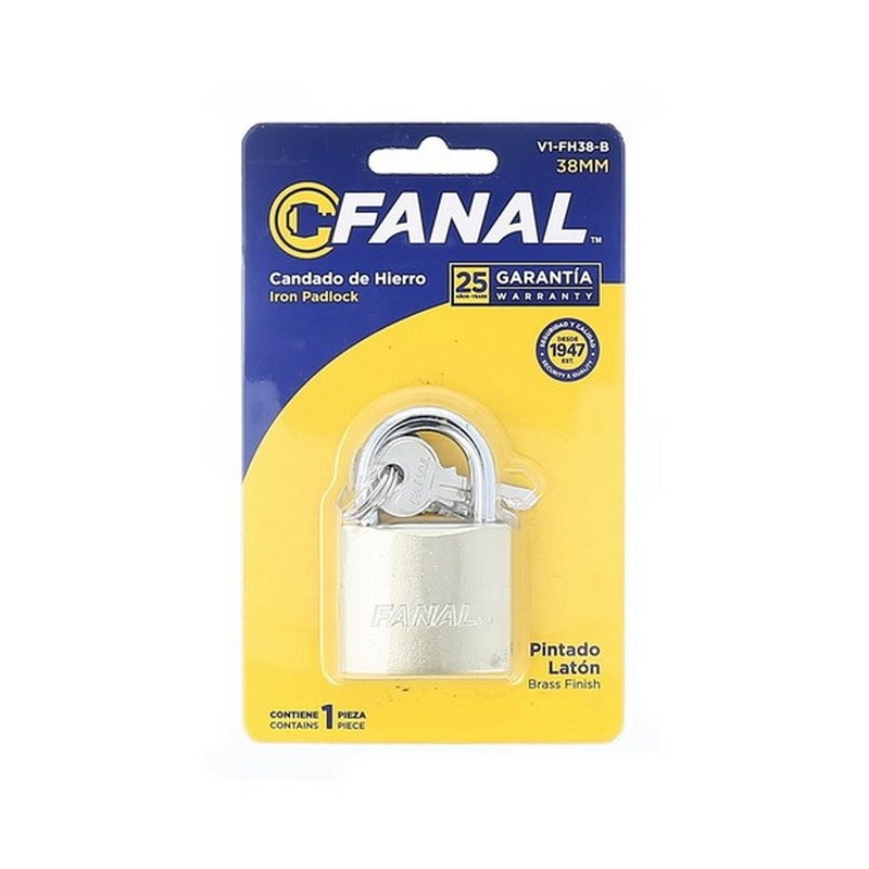 CANDADO FH38-B FANAL 38MM