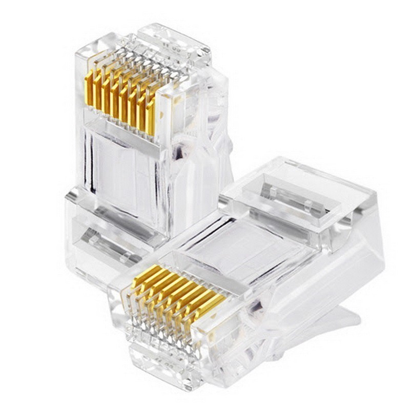 CONECTOR RJ45 CAT 5E 100 UNIDADES