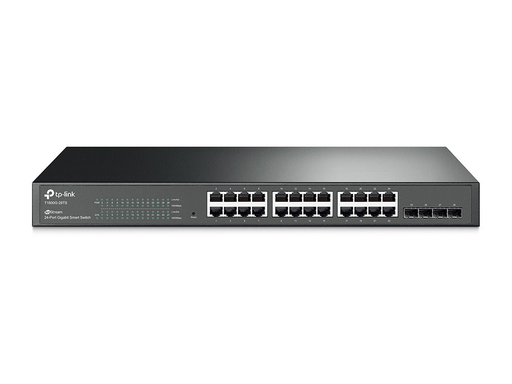 Switch Gigabit T1600G-28TS de 24 Puertos