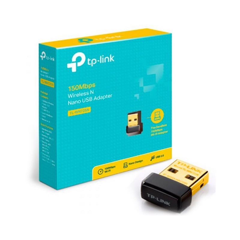 Adaptador USB Nano Inalámbrico N de 150 Mbps
