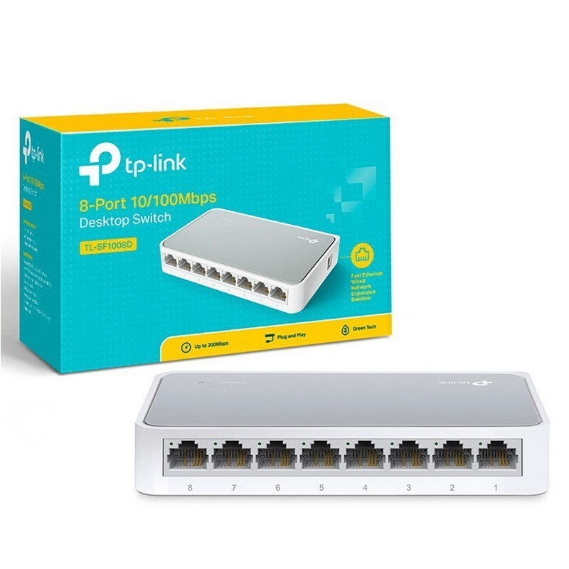 Switch de 8 Puertos 10/100Mbps