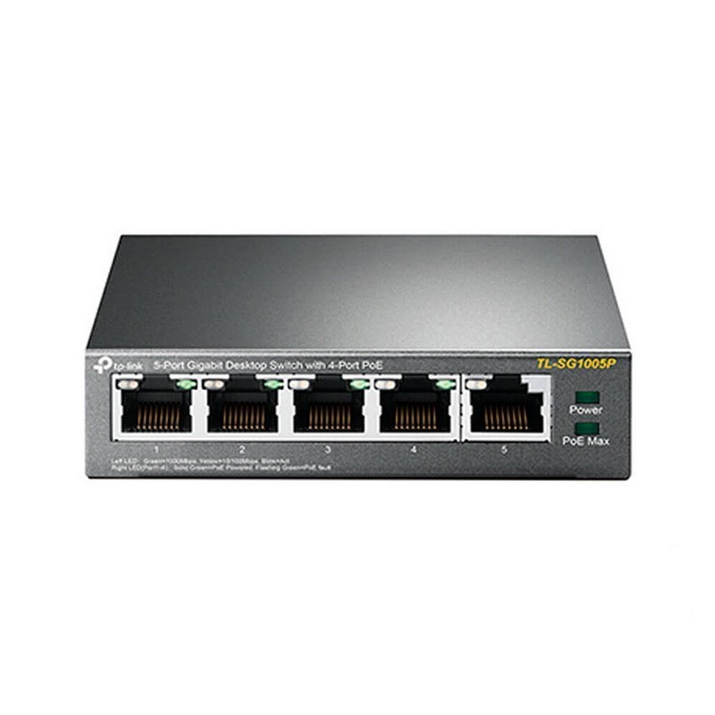 SWITCH 5 PUERTOS-GIGABIT POE TL-SG1005P